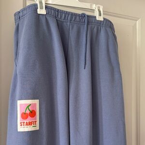 Starfit Girls' Light Blue Cherry Joggers